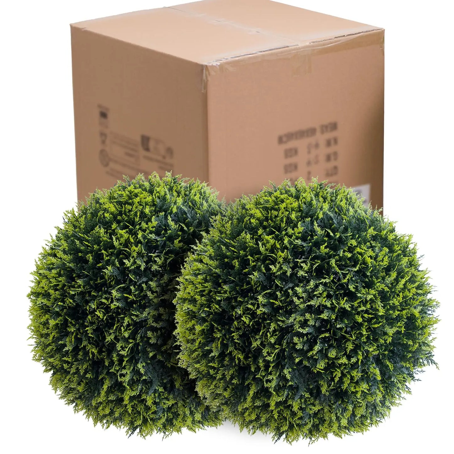 StudysetCN Topiary Balls Outdoor Garden Decor Artificial Set Of 2