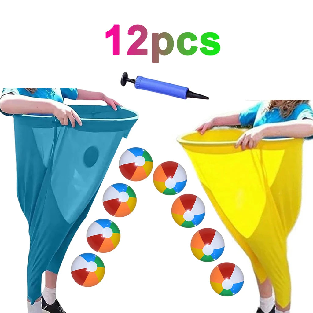12pcs Set of Fun Grandma Pants Throwing Games, Suitable for Parties and Backyard Family Interactive Game Sets, Grandma Pants Throwing Games, Suitable for Outdoor Party Games, Family Interactive Toys, Playroom Activities, Suit