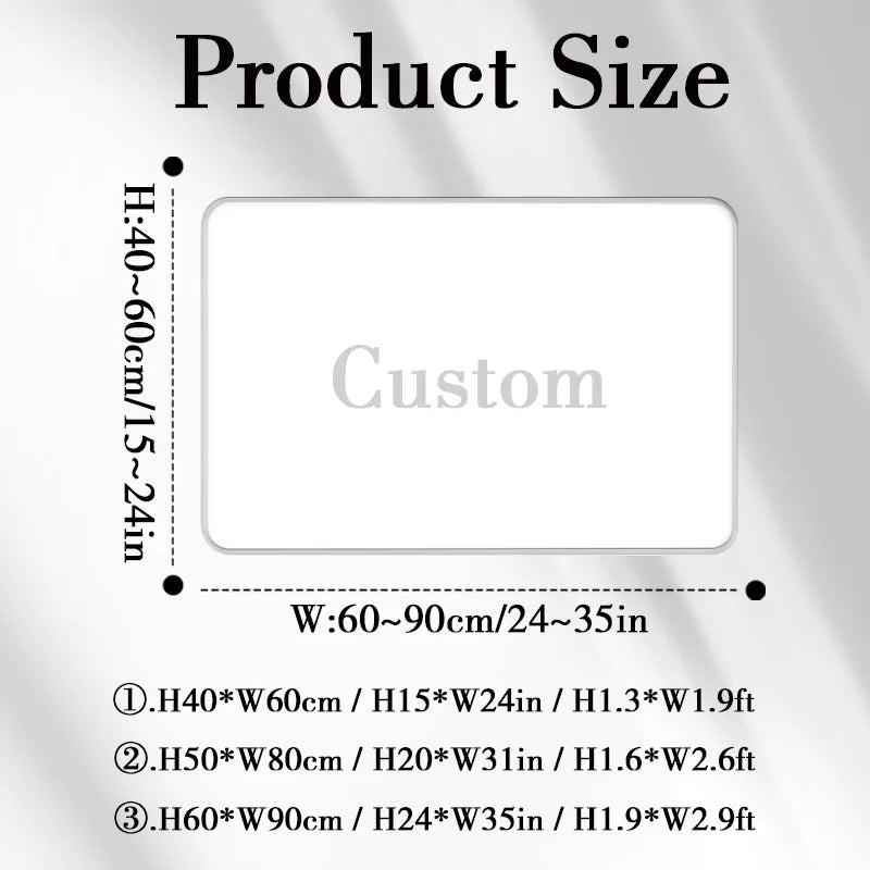 Disney Tinker Bell Green Silhouette Door Mat Non-Slip Absorbent Floor Rug for Home Bathroom Decor