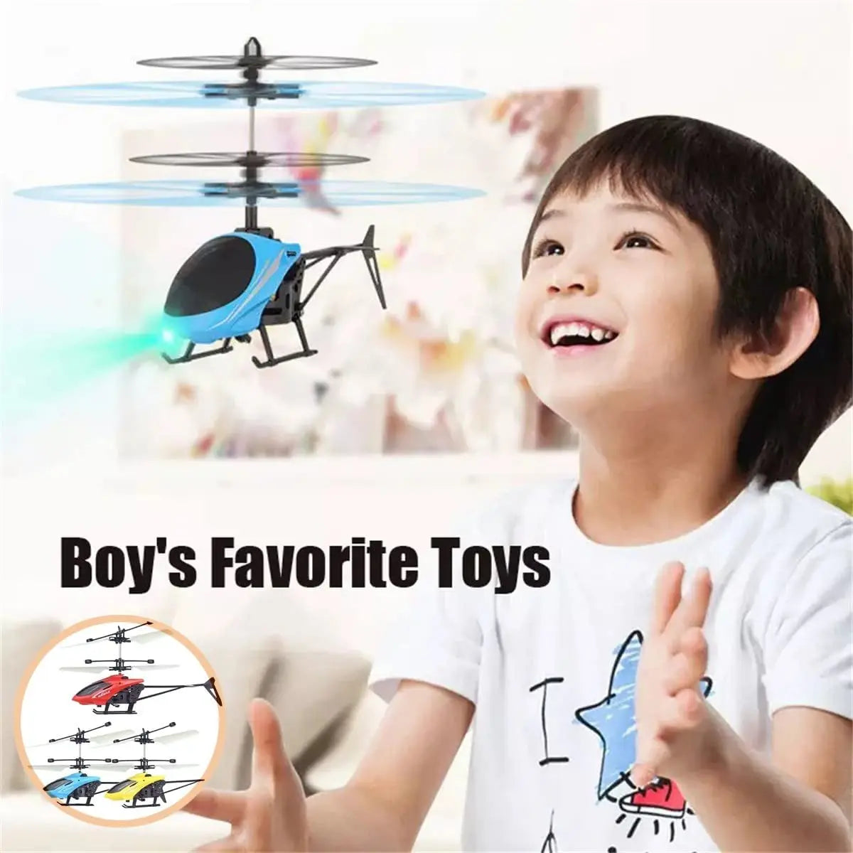 Rechargeable Mini RC Drone With Safe Fall Resistant Design