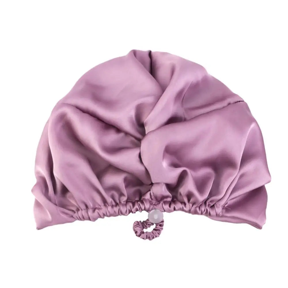 Silk Turban Bonnet For Women Satin Sleep Headwrap Hair