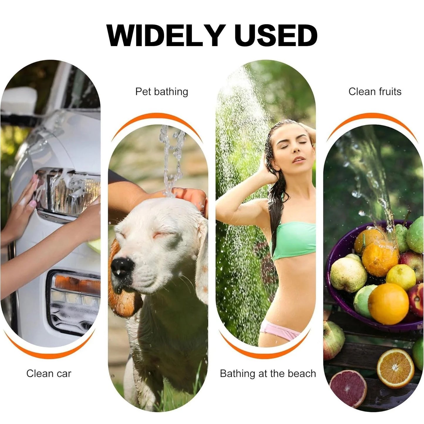 Portable Rechargeable Handheld Shower Sprayer For Pets And Gardens