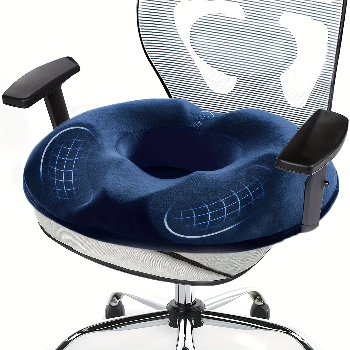 Memory Foam Donut Pillow Coccyx Seat Cushion for Pregnant Tailbone