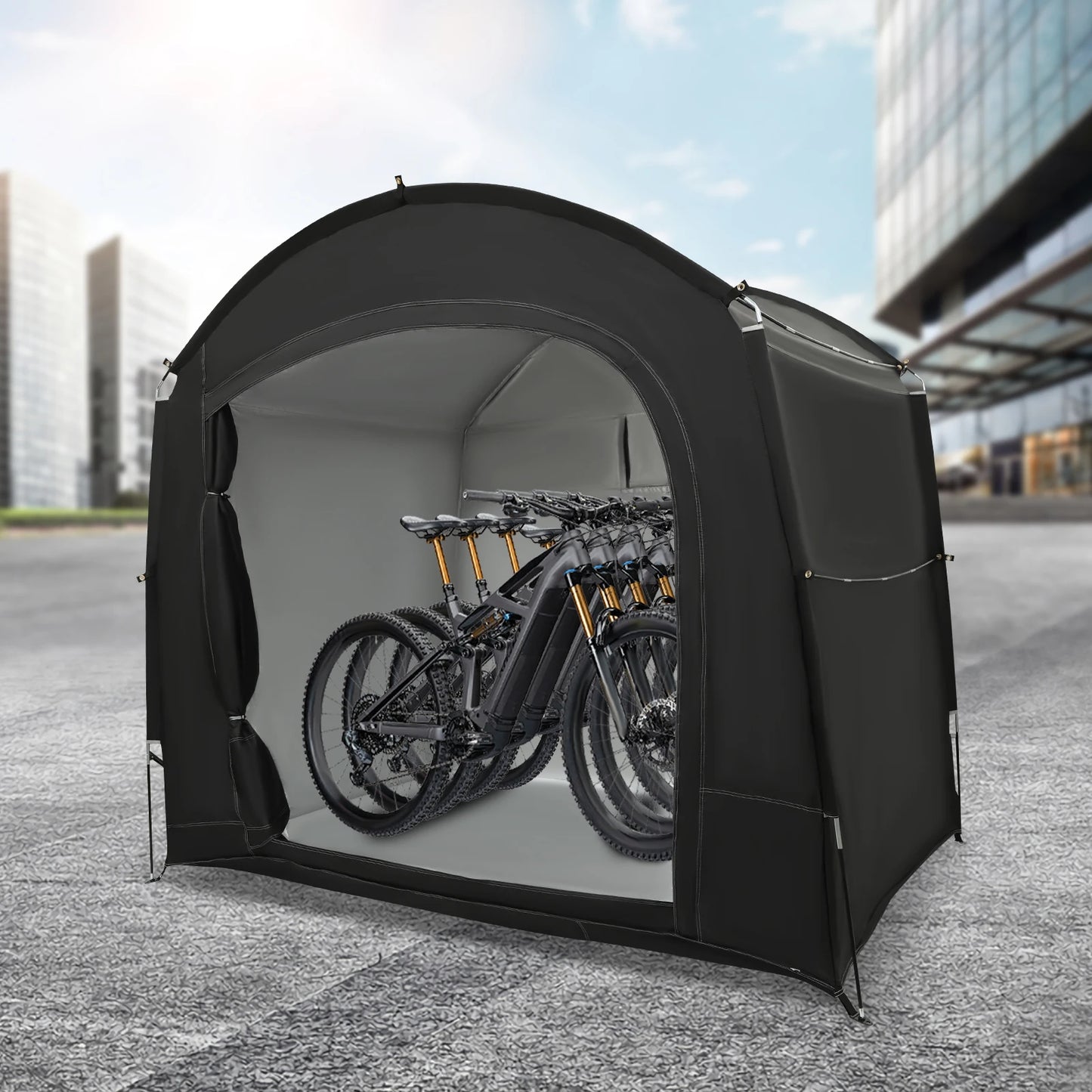 Portable Outdoor Bike Tent Shelter And Storage Bag