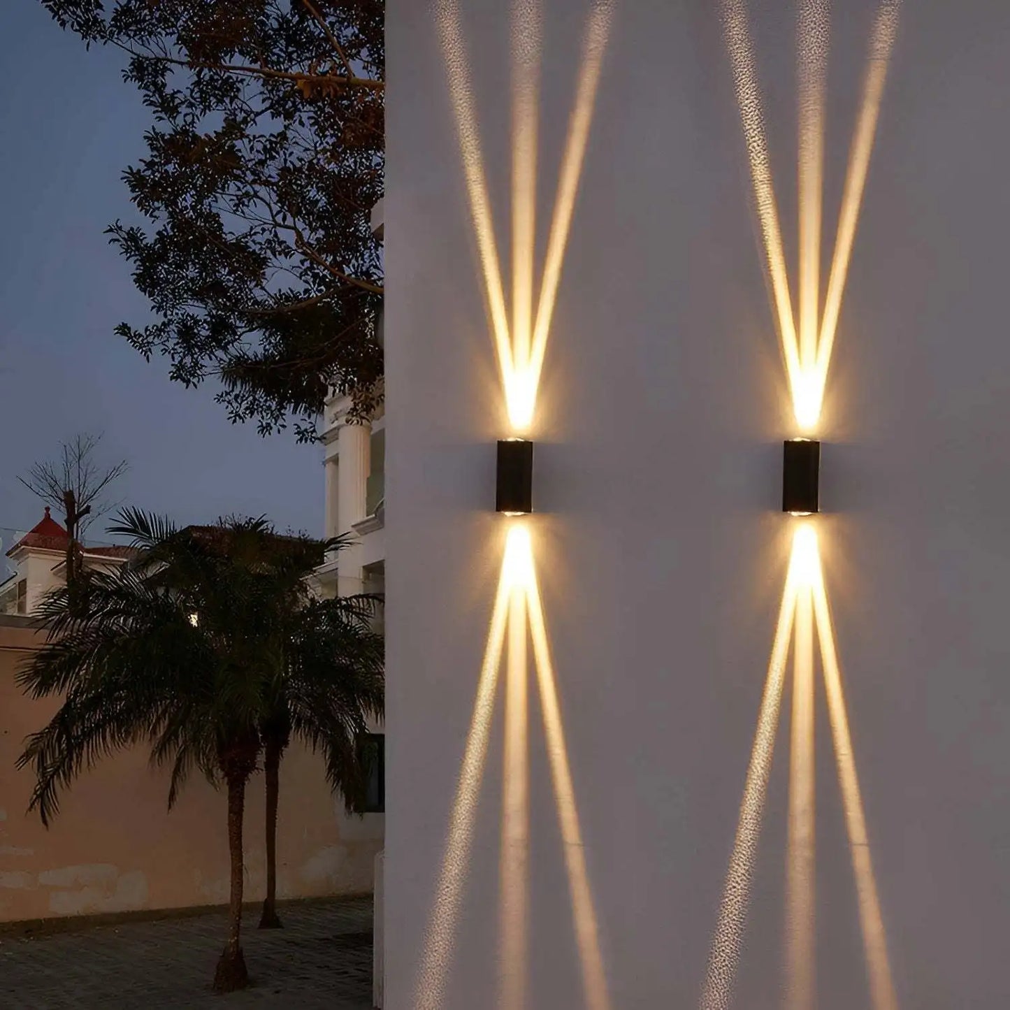 LED Up And Down Wall Lamp Aluminum Sconce 10W 3000K