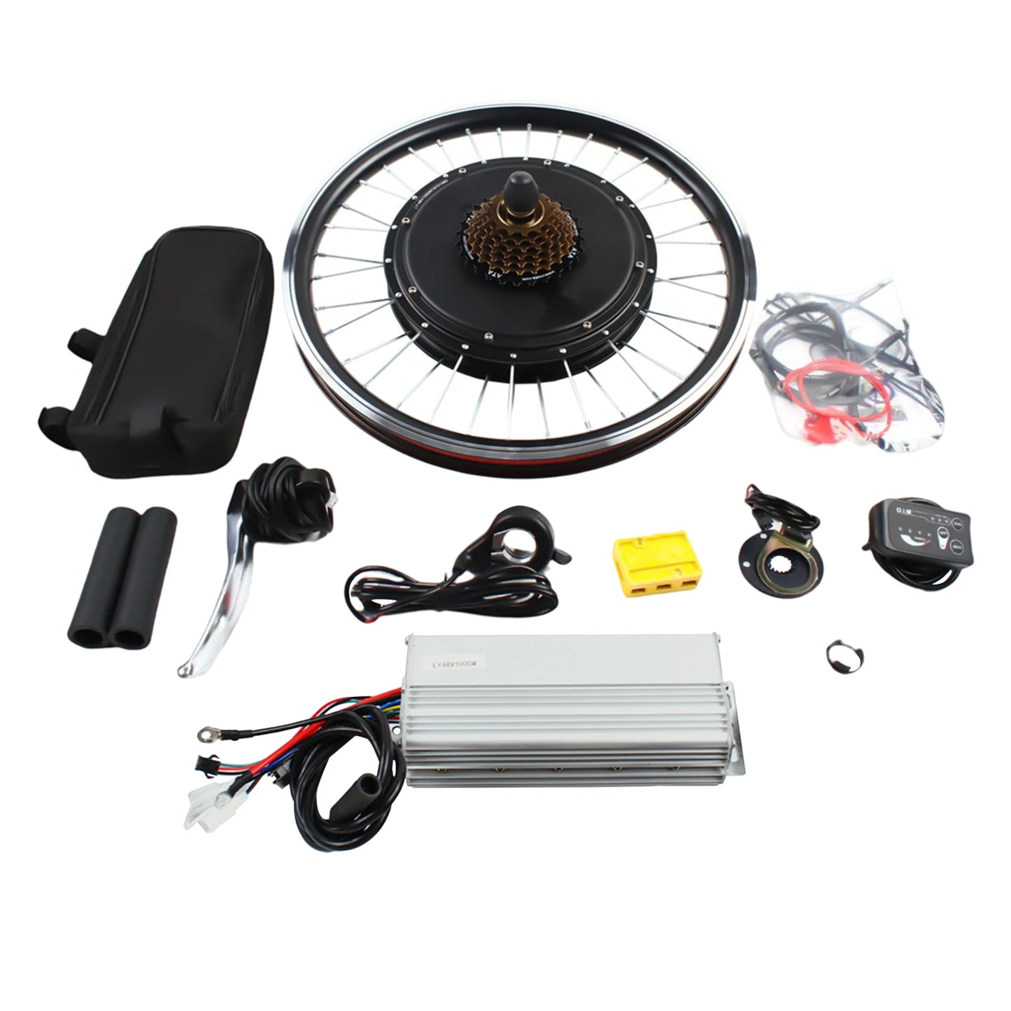 48V 1000W Front Rear Wheel Electric Bike Conversion Kit SW810LED
