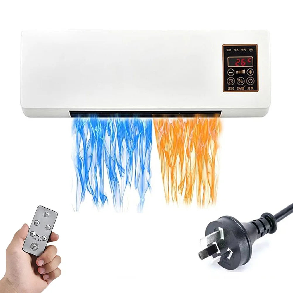 APWIKOGER Wall Mounted Portable Air Conditioner With Remote Mini Split Heating