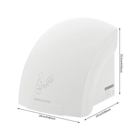 Bymaocar Infrared Sensor Hand Dryer 1200W Dual Temp