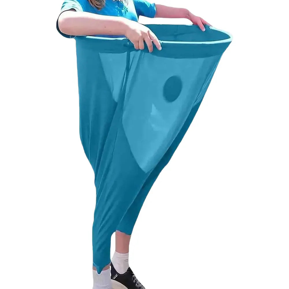 Freaky Party Games Pants with 2 Bouncy Balls and 1 Air Pump Outdoor Games Field Family Reunion Game for Kids and Adults