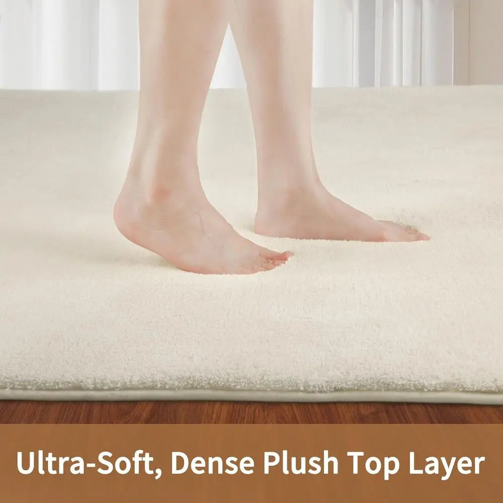 Fluffy 100 Polyester Wool Sisal Area Rug Machine Washable