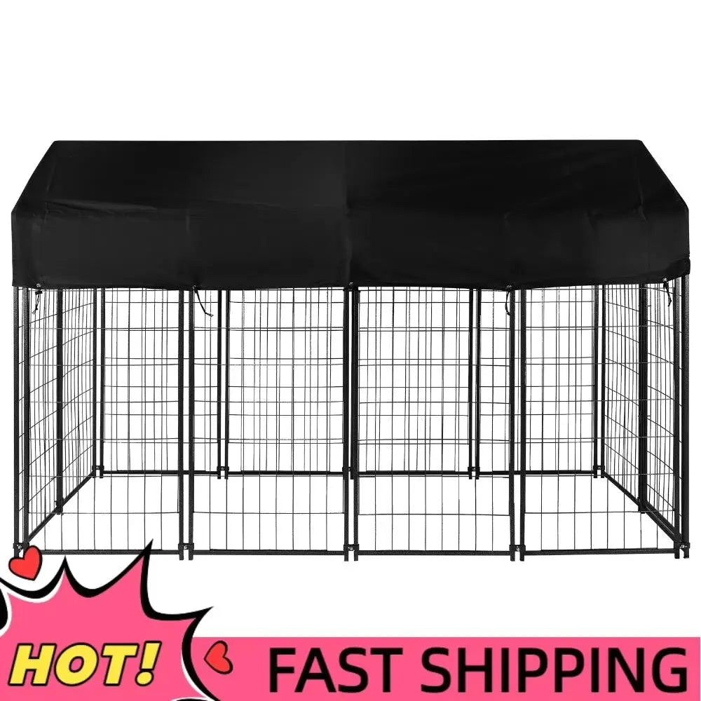 Heavy Duty Welded Wire Dog Kennel Outdoor Playpen UV Resistant