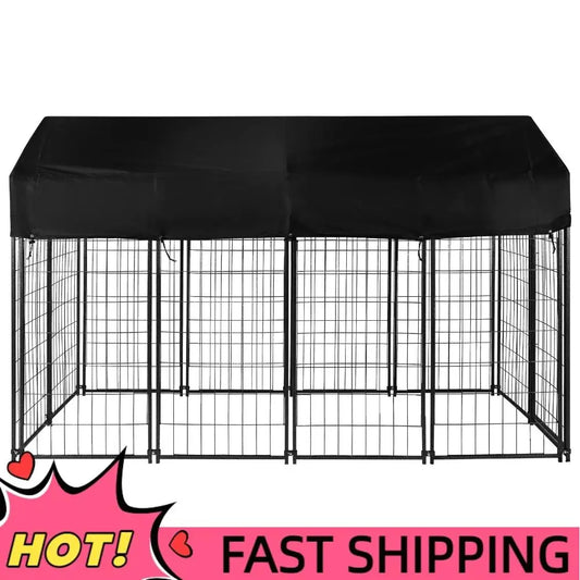 Heavy Duty Welded Wire Dog Kennel Outdoor Playpen UV Resistant