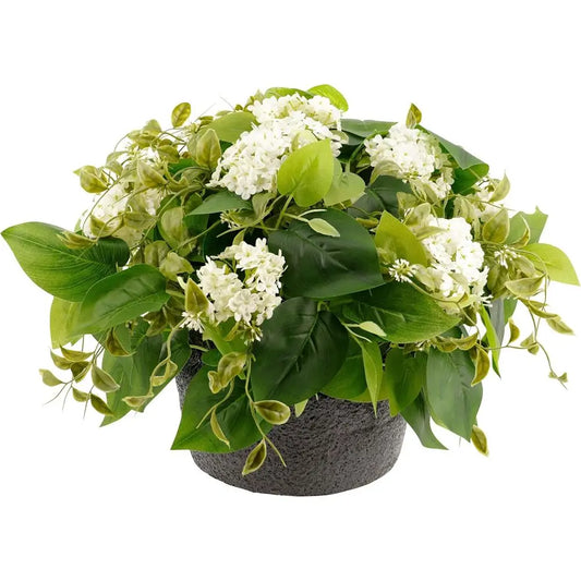 Adjustable Artificial Hydrangea Urn Plant Fillers Outdoor