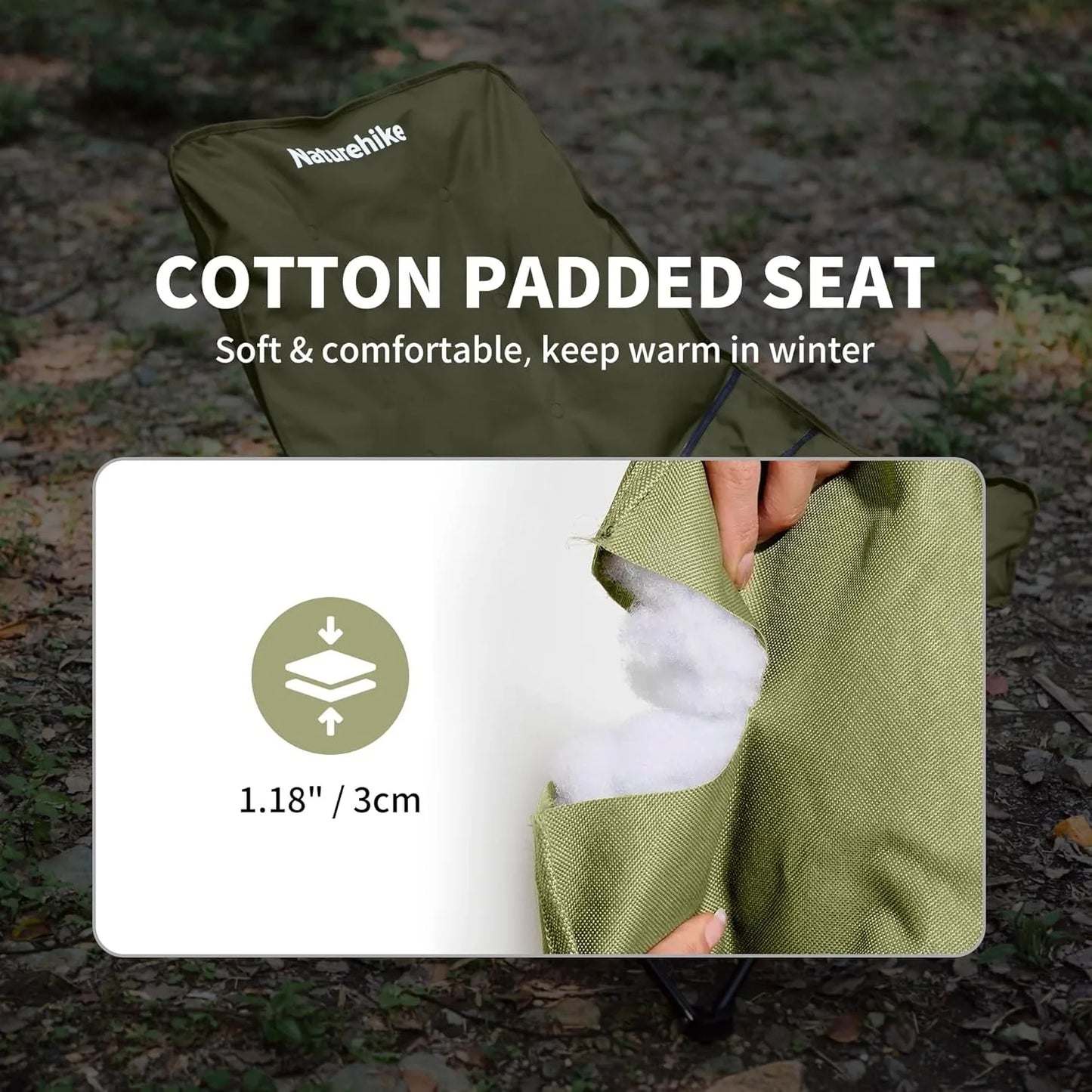 Naturehike High Back Moon Chair For Camping And Fishing