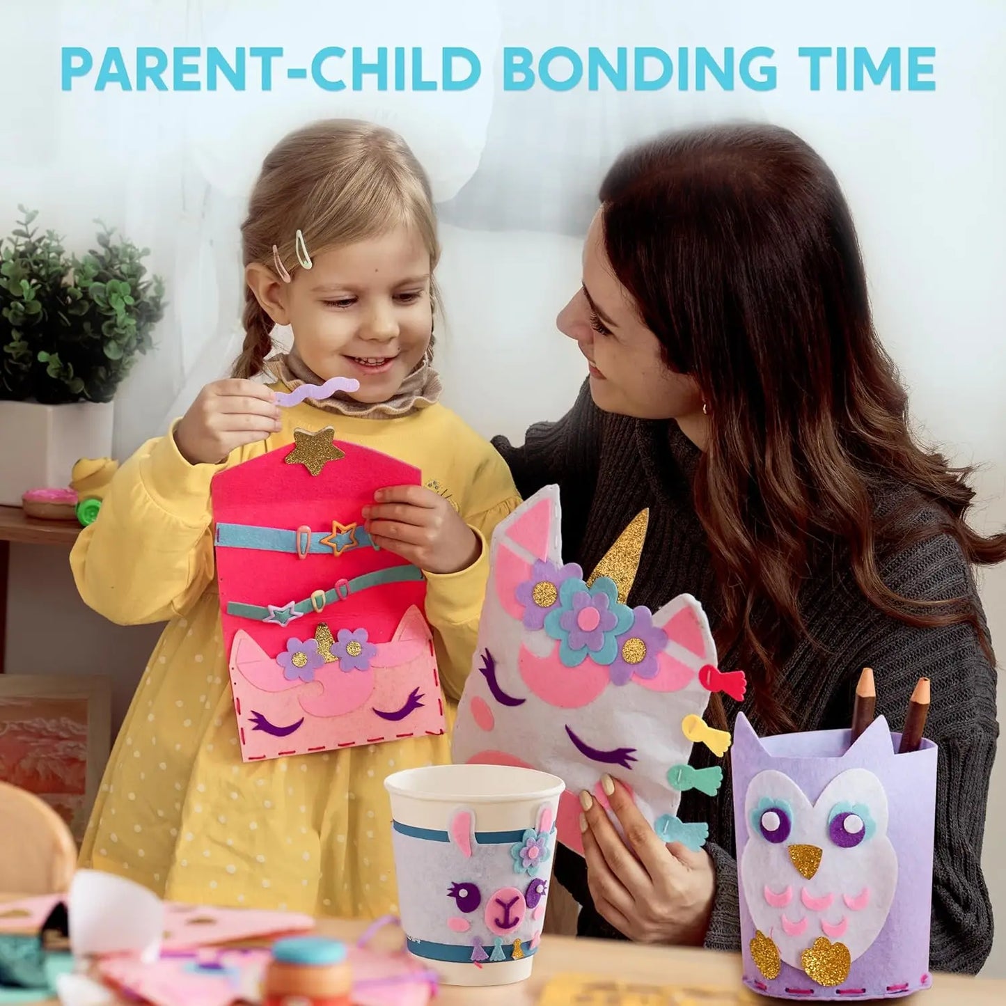 Joyfy My First Kids Sewing Kit 7 Projects Unicorn Mermaid