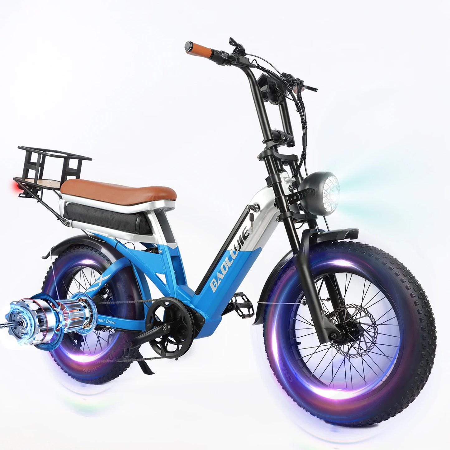 Baolujie DM01 60V 30Ah Electric Bike 42 MPH EBike