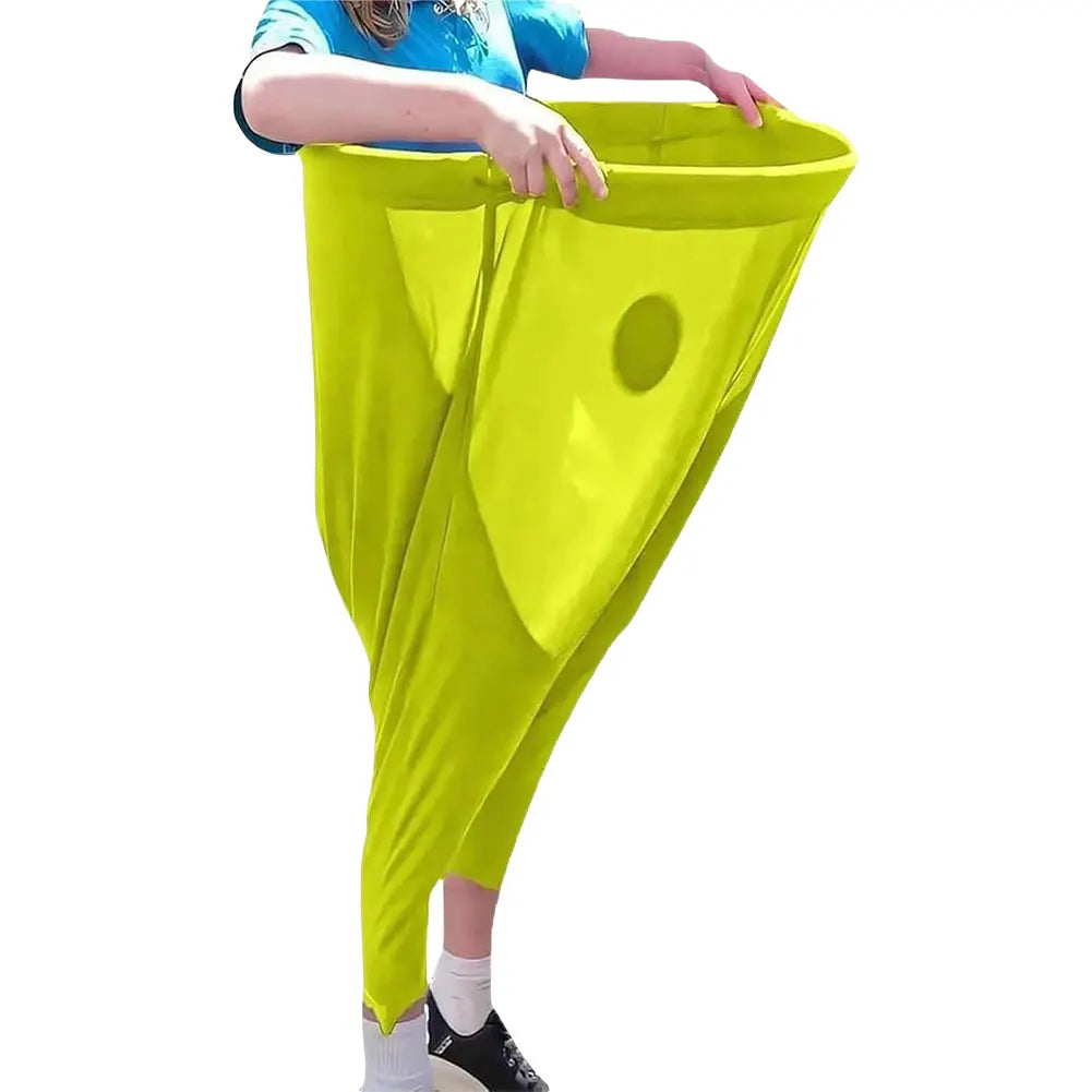 Freaky Party Games Pants with 2 Bouncy Balls and 1 Air Pump Outdoor Games Field Family Reunion Game for Kids and Adults