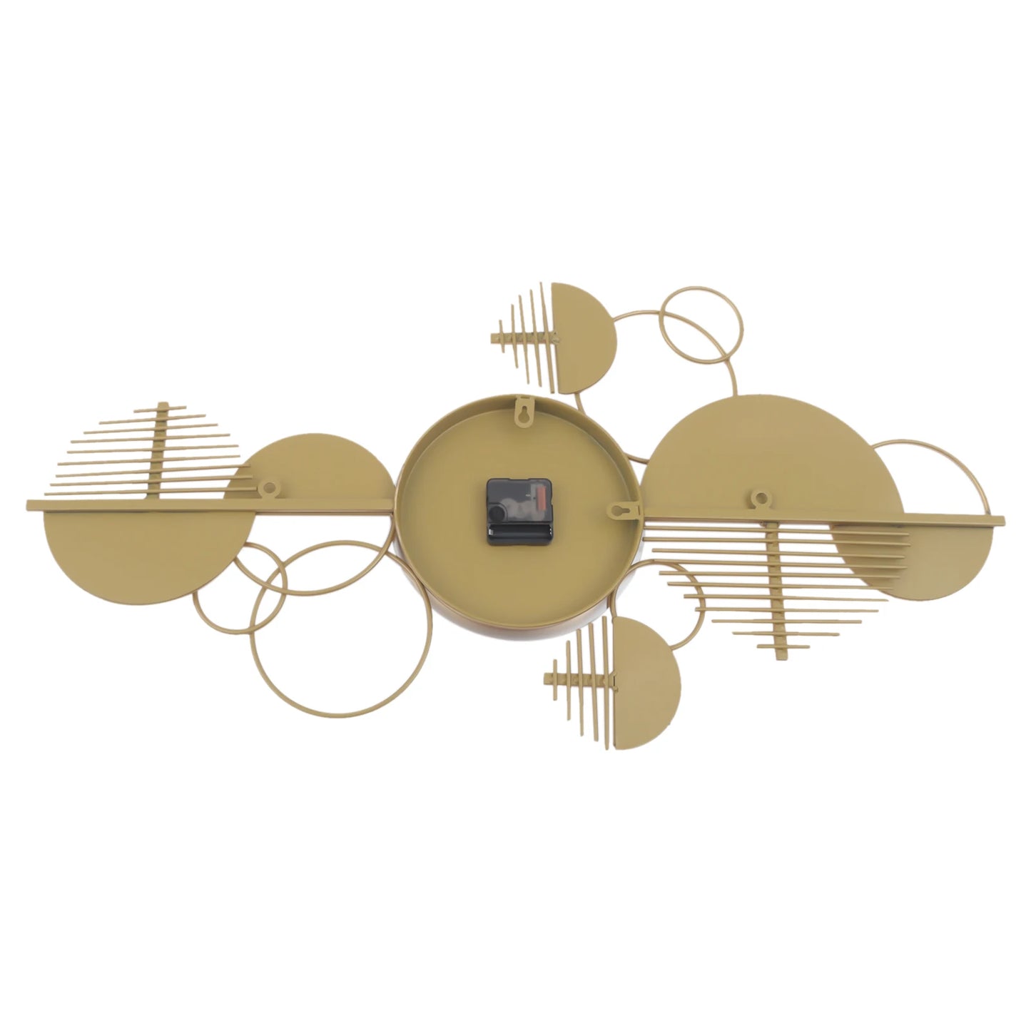 Creative Modern Metal Wall Clock Silent Battery Operated