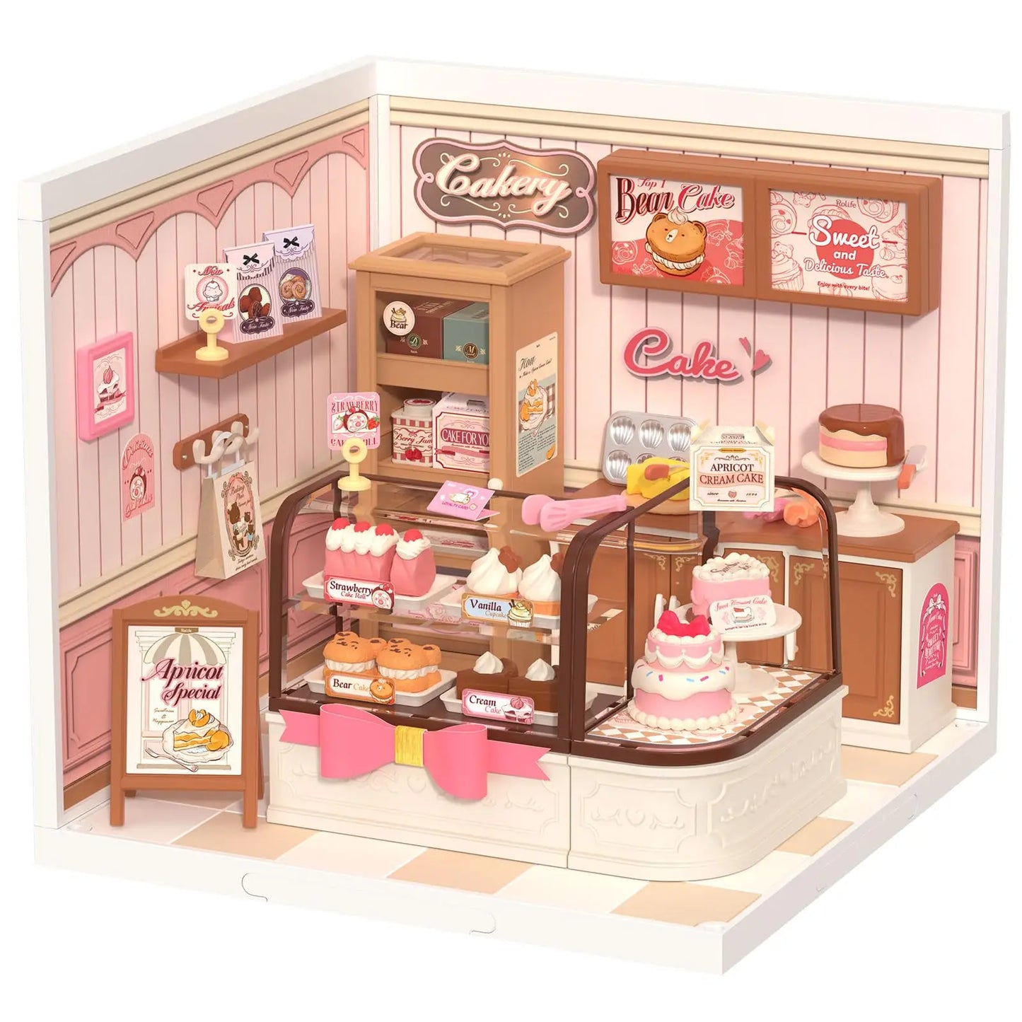 Robotime Cake Shop Dollhouse Building Blocks