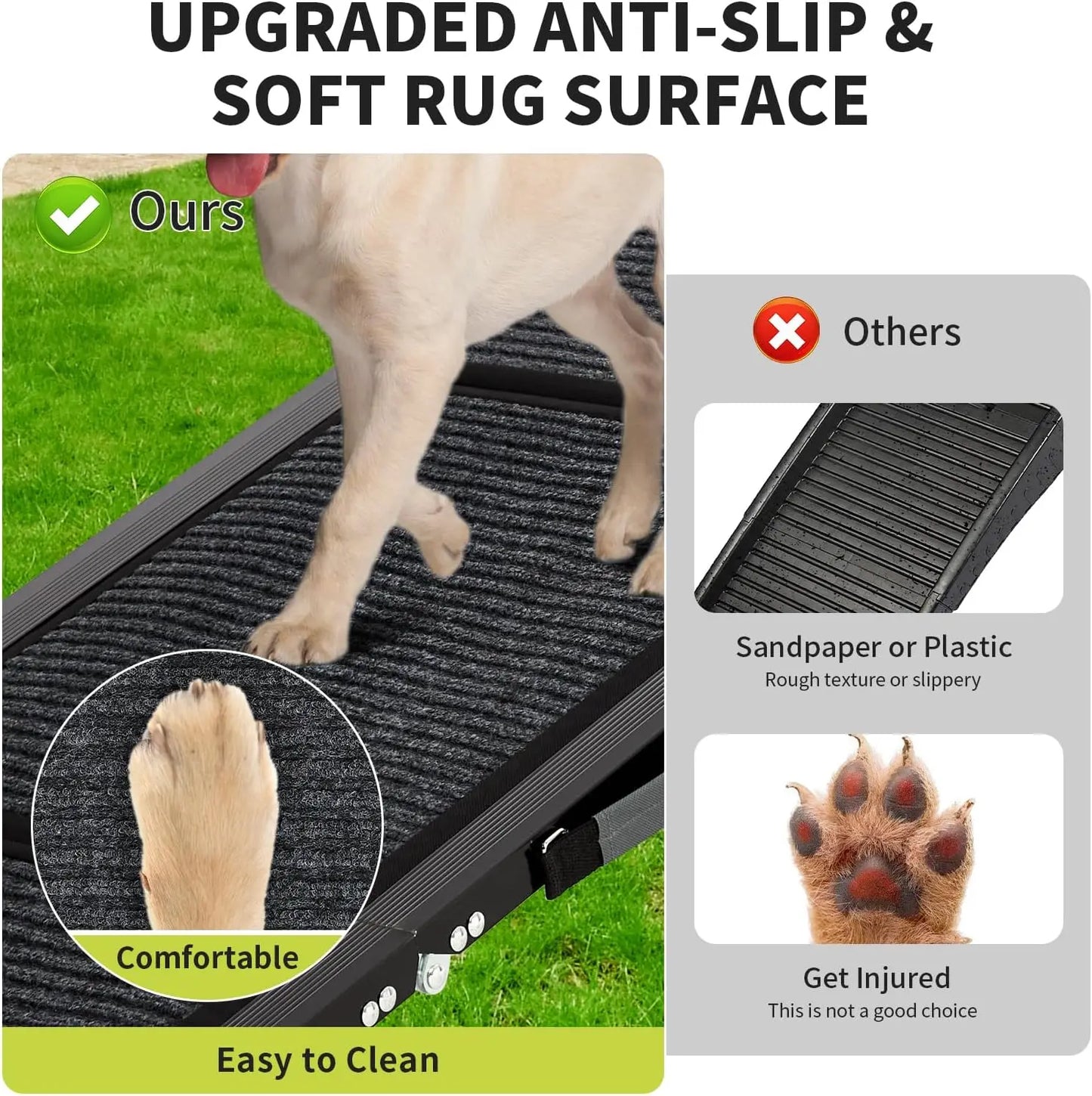TWISTER.CK Quad Fold Dog Ramp for SUVs and Trucks