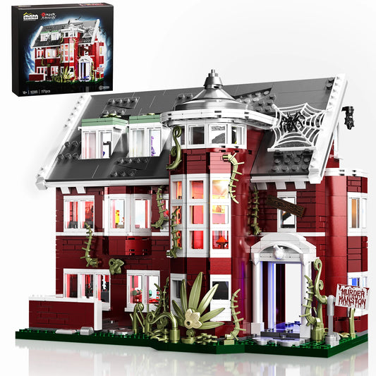 AHS Murder House Building Blocks Set Horror Story Creative Architecture Home Decoration Room Ornament Halloween Gifts for Adults Fans