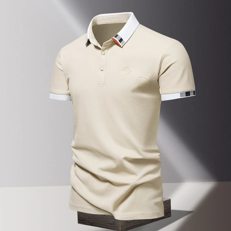 Lane JT Pure Cotton Mens Polo Short Sleeve T Shirt