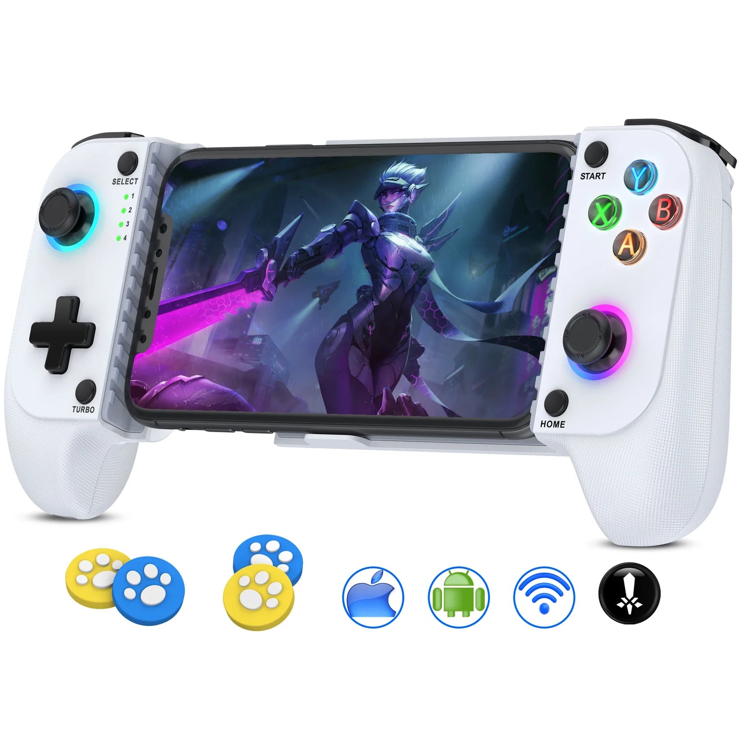 Beboncool MC103 Hall Effect Type C Gamepad For Android iOS