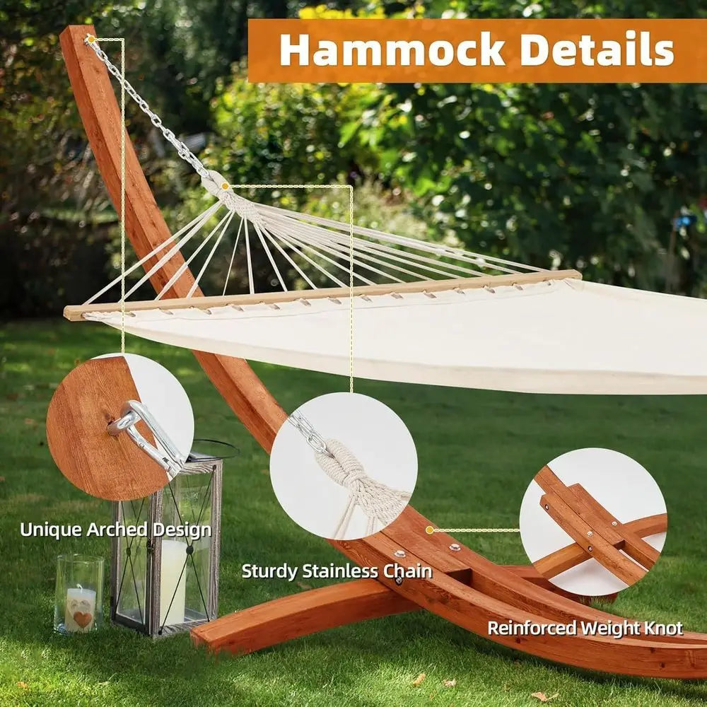 Heavy Duty Two Person Hammock Stand for Outdoor Relaxation