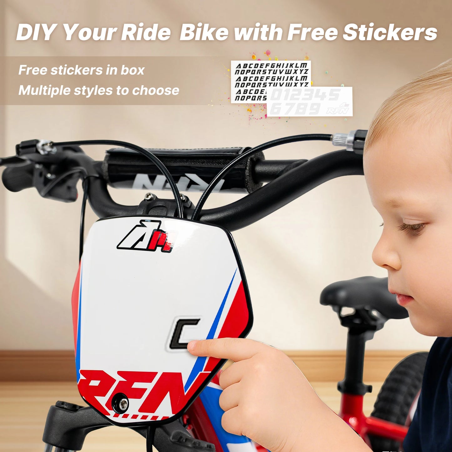 RFN Electric Dirt Bicycle 500W Kids Off Road E Bike