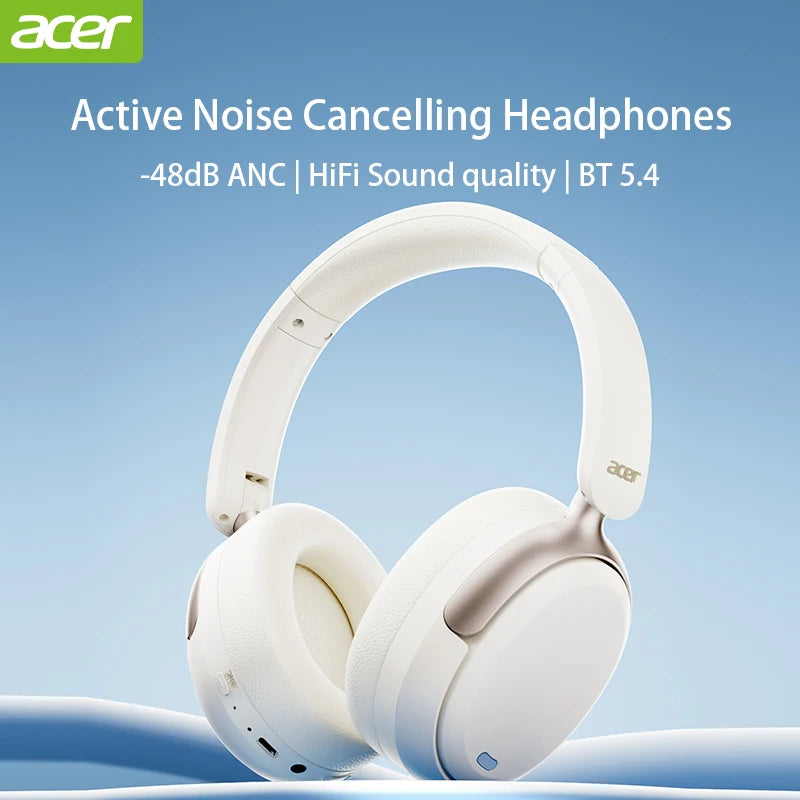 Acer OHR516 ANC Wireless Bluetooth 5.4 Headphones With LDAC