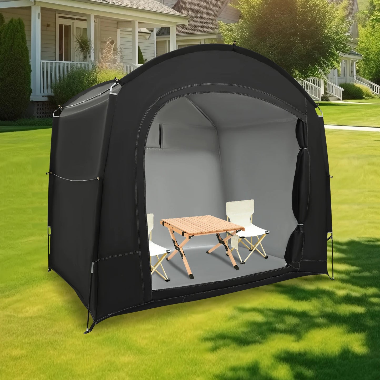 Portable Outdoor Bike Tent Shelter And Storage Bag
