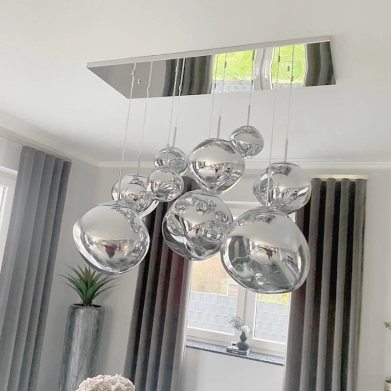 Nordic Loft Lava LED Pendant Lights Modern Design PVC Lighting Living Room Lamp Diningroom Bar Loft Restaurant Hanging Lights