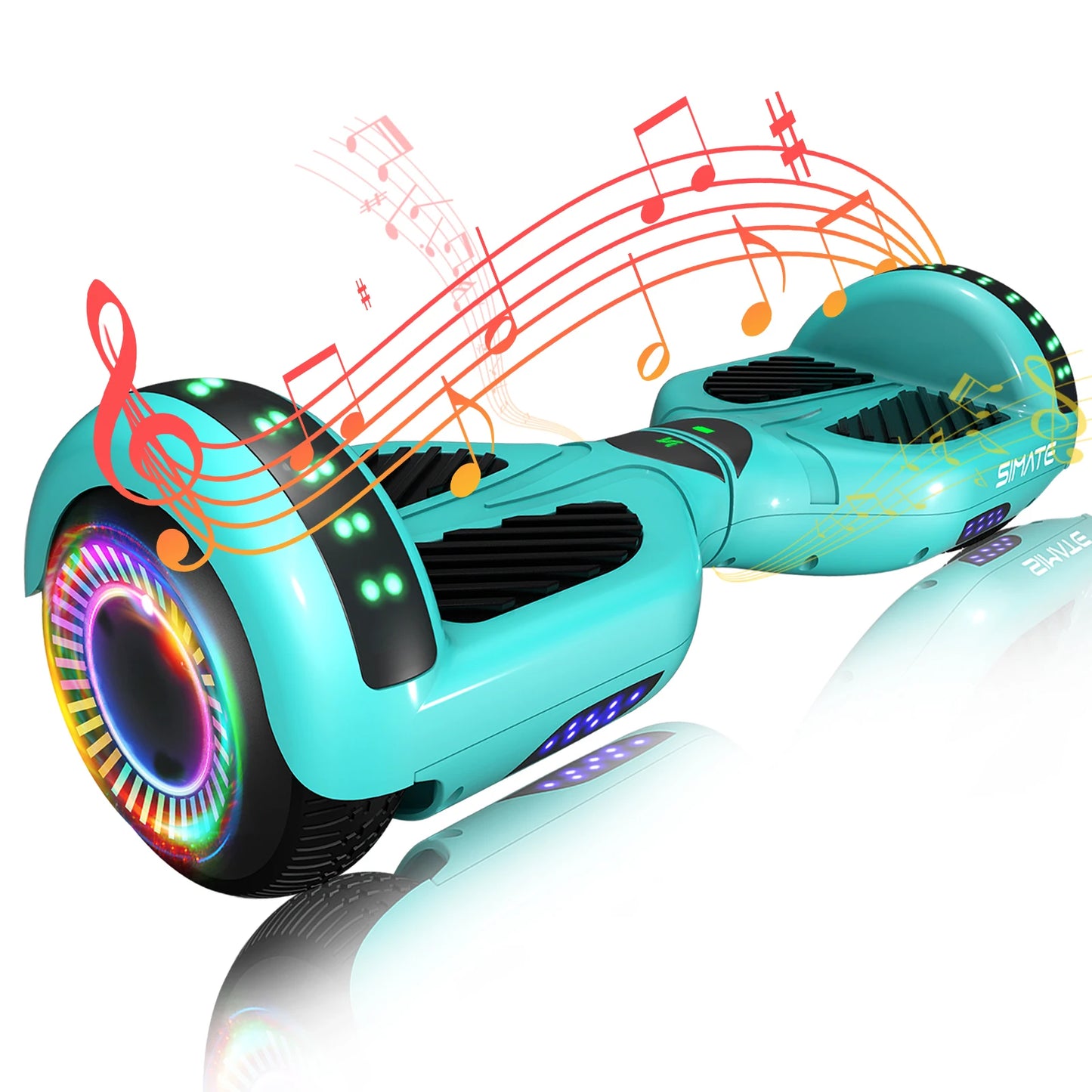 Simate 6.5 Inch Self Balancing Hoverboard With Bluetooth
