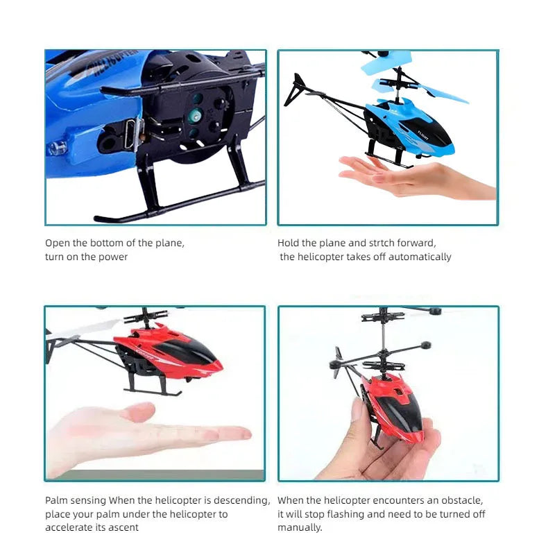 Rechargeable Mini RC Drone With Safe Fall Resistant Design