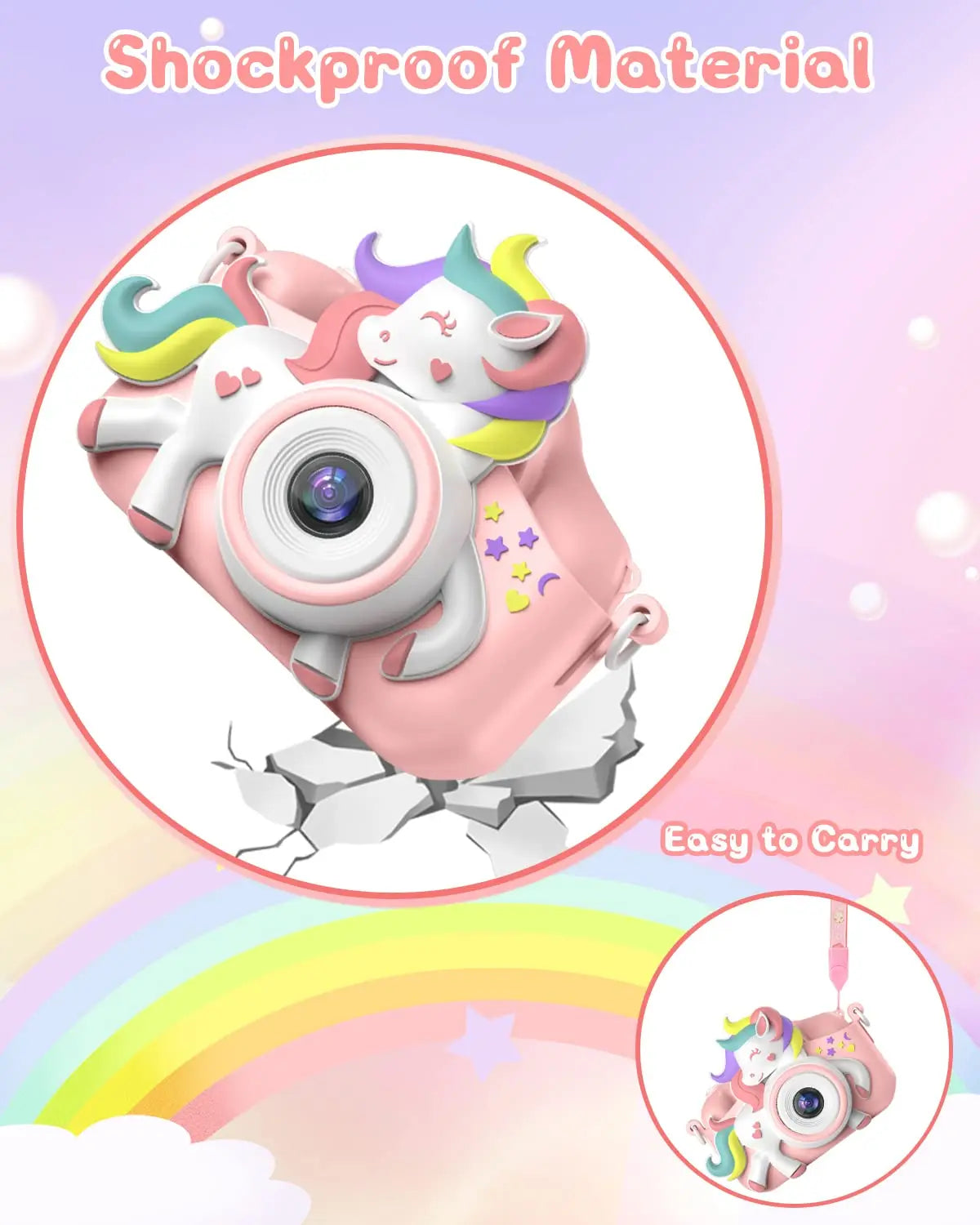 Diamookycn Kids Mini Camera 20MP 1080P HD Digital Cam