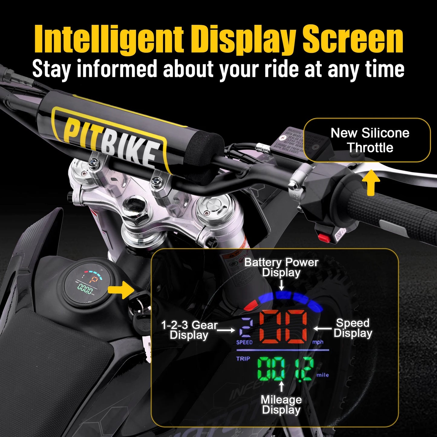 KOOZ HP117E 72V 5000W Pro Electric Dirt Bike For Adults