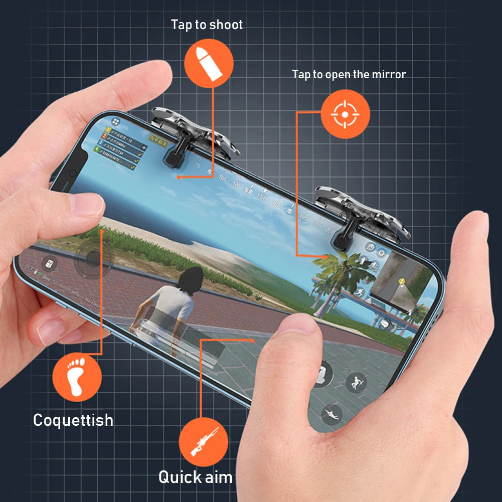 PUBG Mobile Trigger Joystick Controller For Mobile Phones