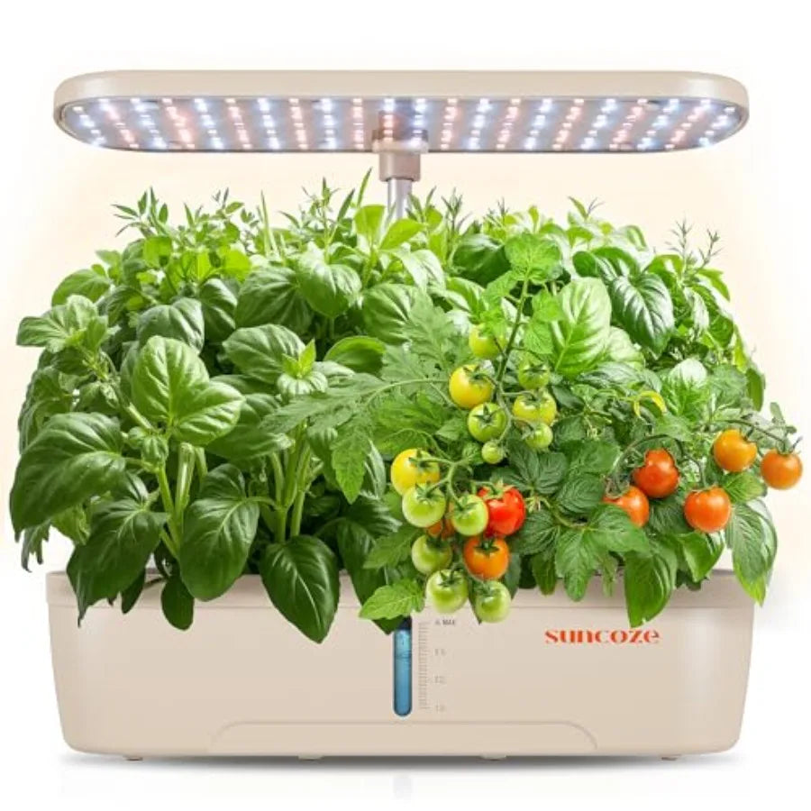 Indoor Hydroponic Growing Kit With LED Grow Light System