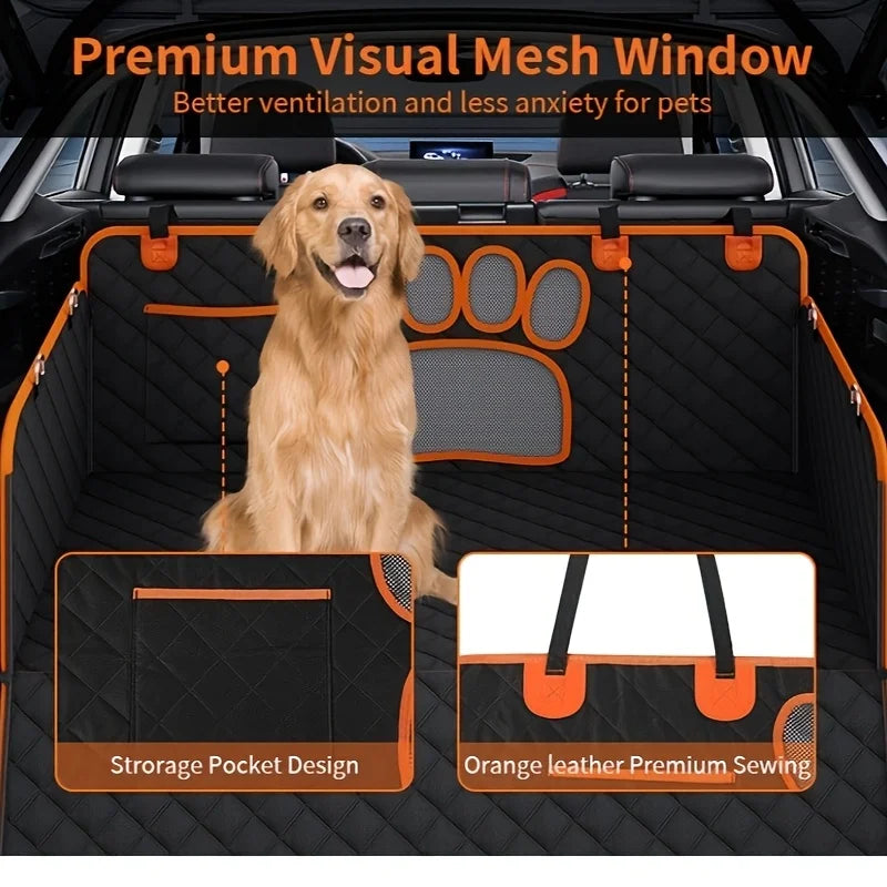 CN Zhejiang Dog Seat Cover Hammock Waterproof Rear Car Protector