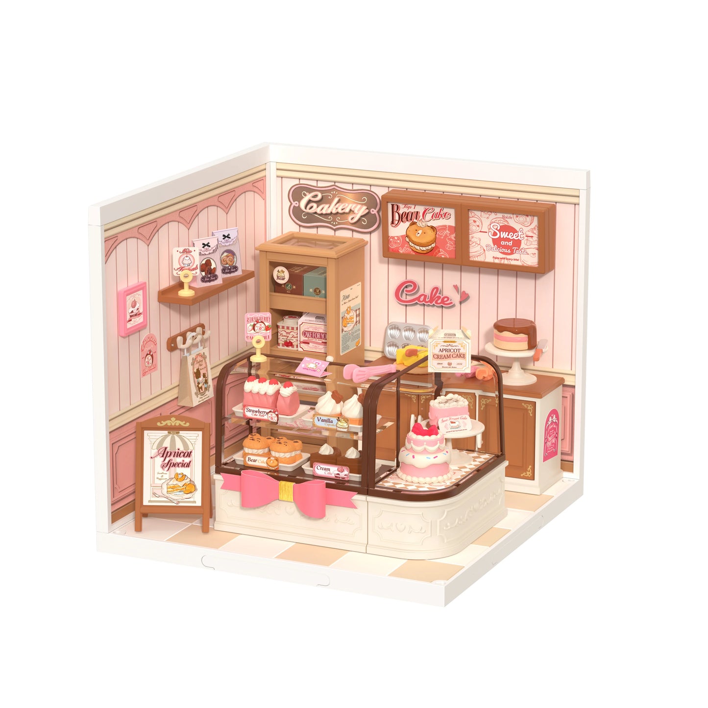 Robotime Cake Shop Dollhouse Building Blocks