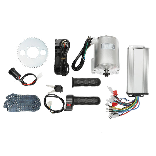 Noned 3KW Brushless Motor Kit 48-72V For E-Bikes Scooters