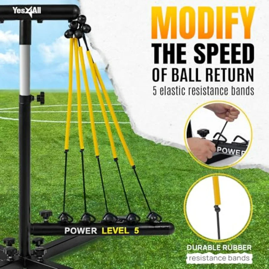 Baseball Practice Hitting Trainer With Elastic Bowstrings Portable