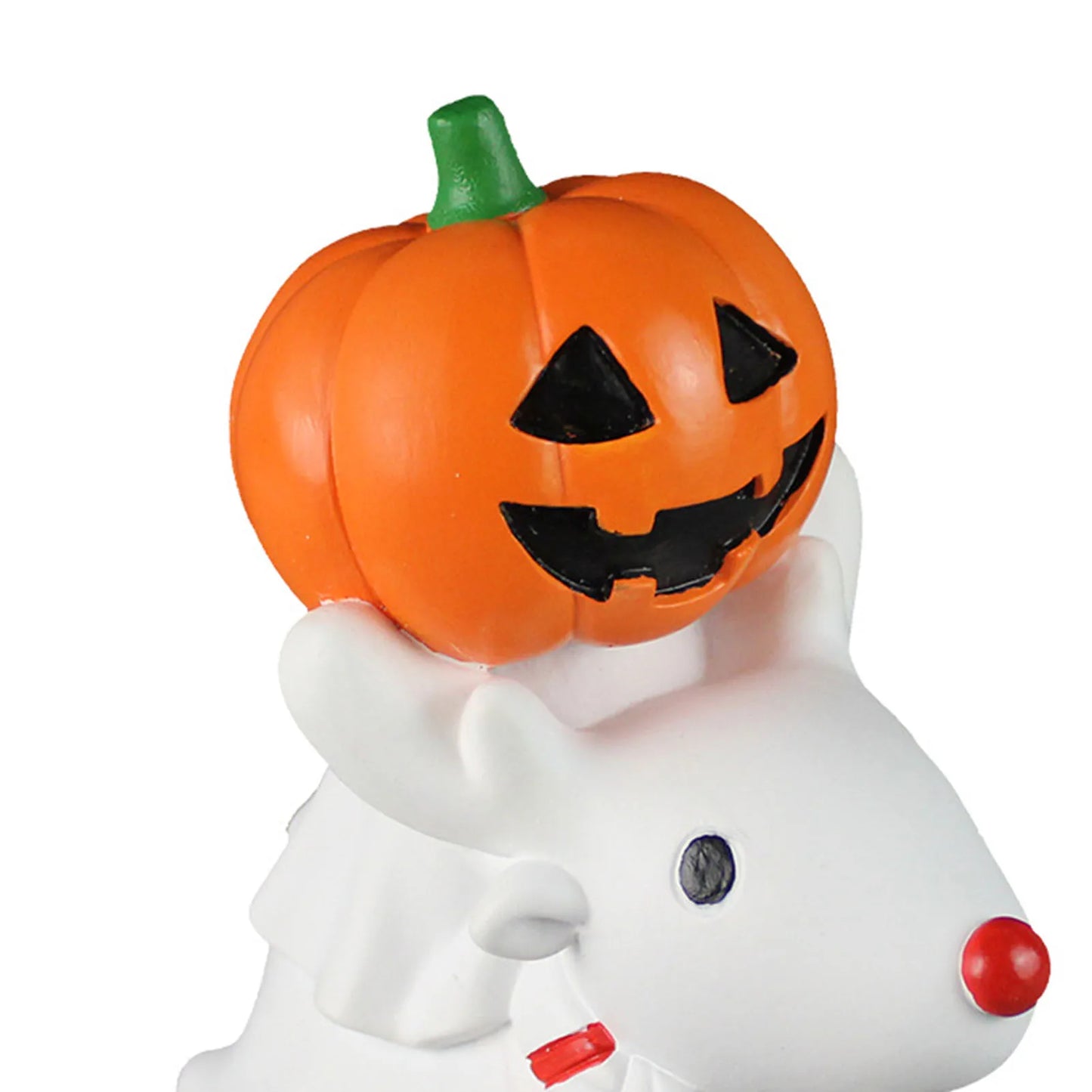 Gothic Pumpkin Figurine Miniature Pumpkin Ghost Ornament Gothic  Pumpkin Figurine Table Decor for Party Festival Supplies