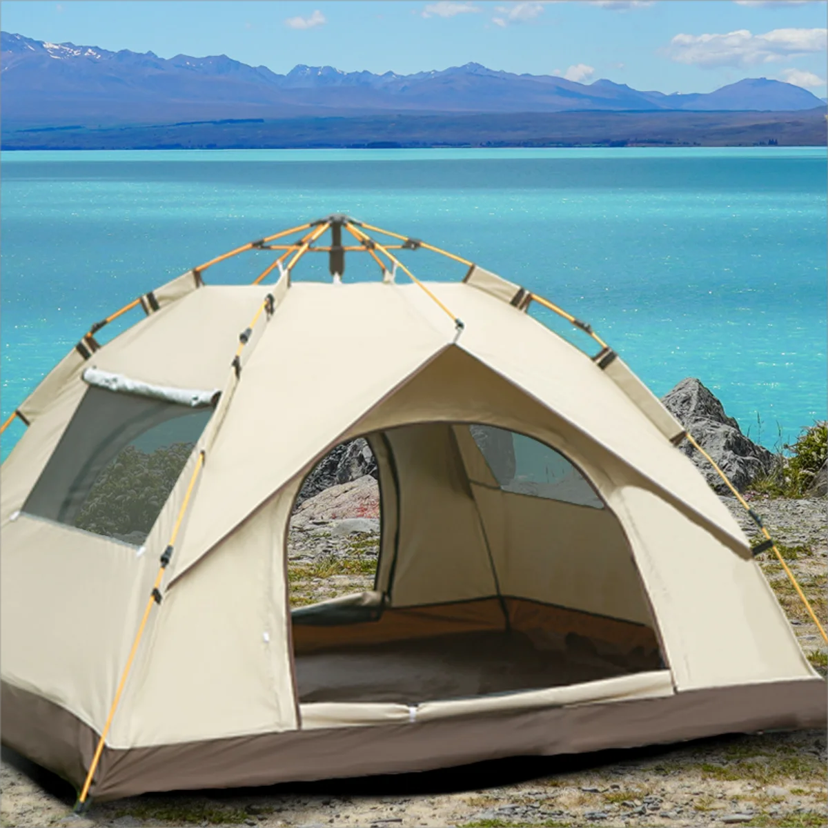 Pakicetus Outdoor Camping Tent Sunshade Shelter With Two Doors