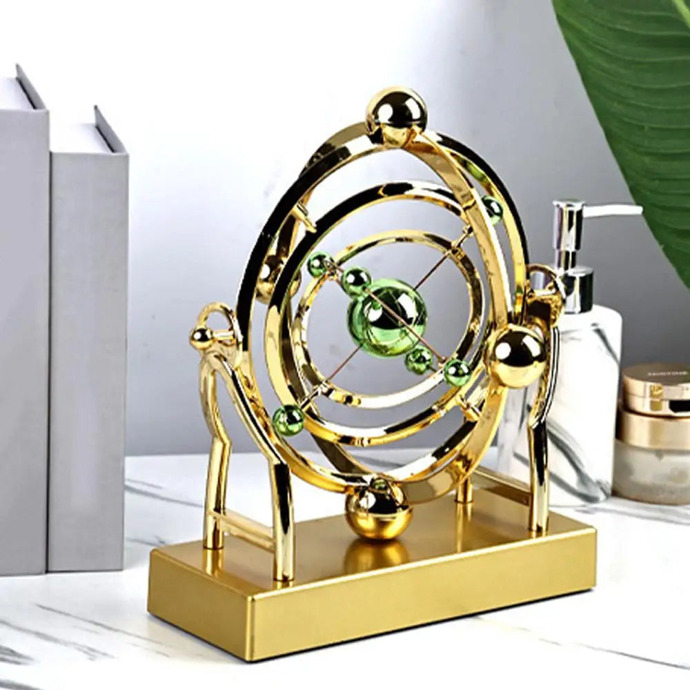 Celestial Orbit Pendulum Perpetual Motion Kinetic Astronomy Desk Sculpture