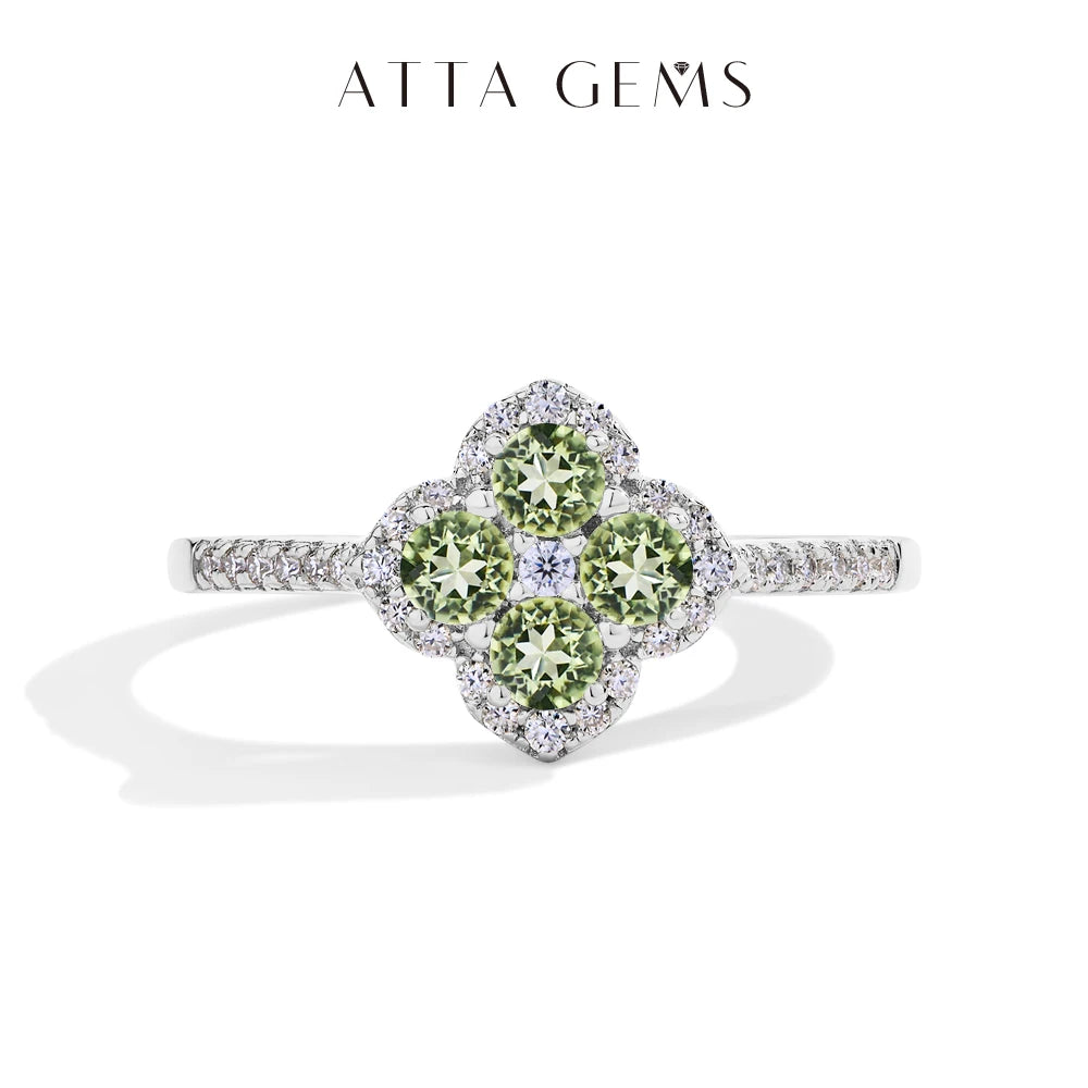 ATTAGEMS S925 Sterling Silver Halo Classic Moissanite Rings for Women Girls Anniversary Gifts Fine Jewelry Shipping from the USA