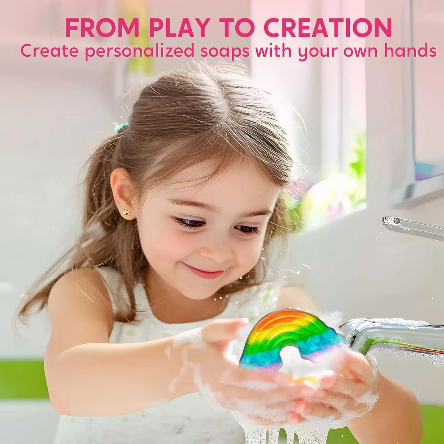 Joyfy Unicorn Soap Making Kit DIY for Kids and Teens