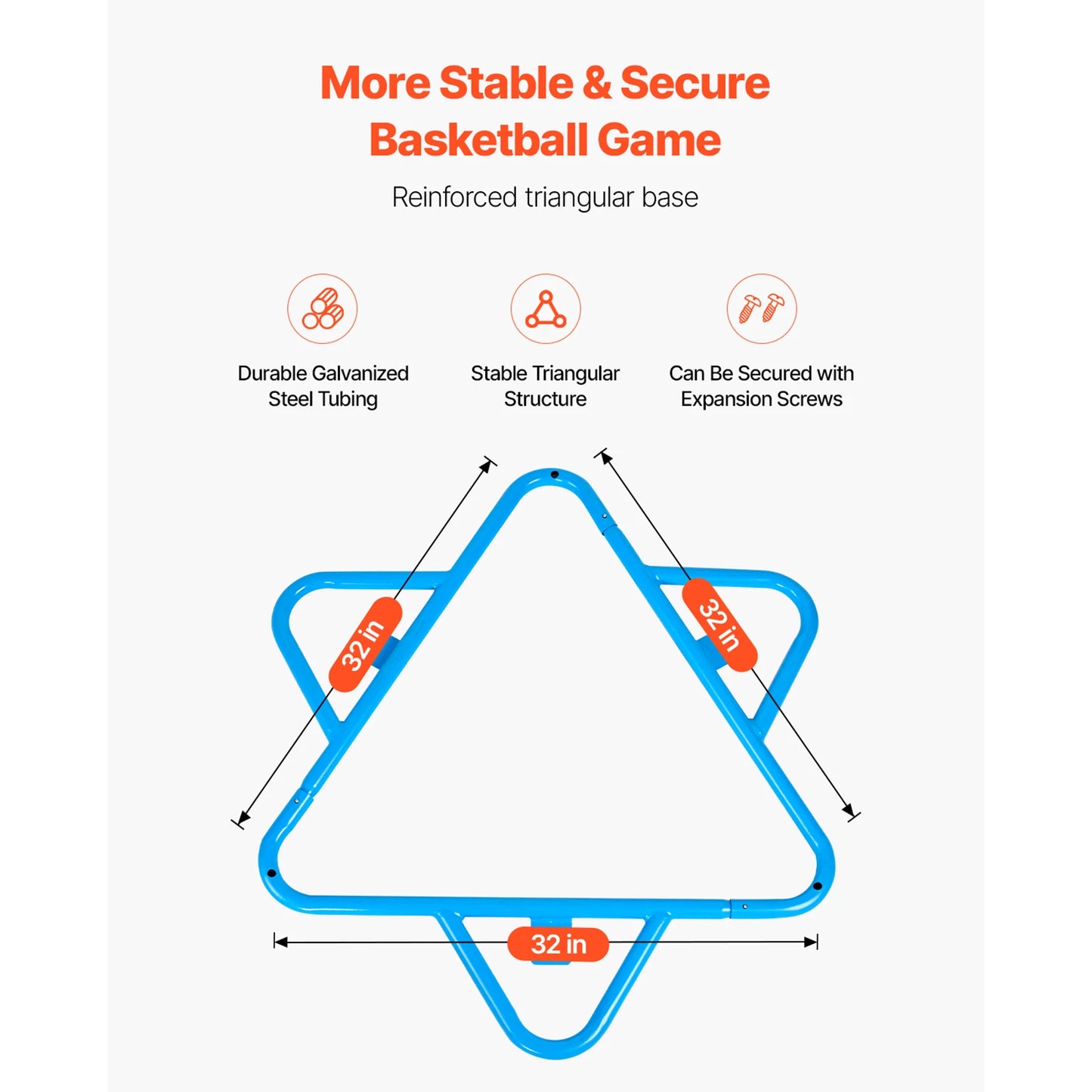 SucceBuy 4-Hoop Kids Basketball Hoop Stand with Adjustable Heights 3 Balls for Boys & Girls Indoor Outdoor Basketball Sport Toys
