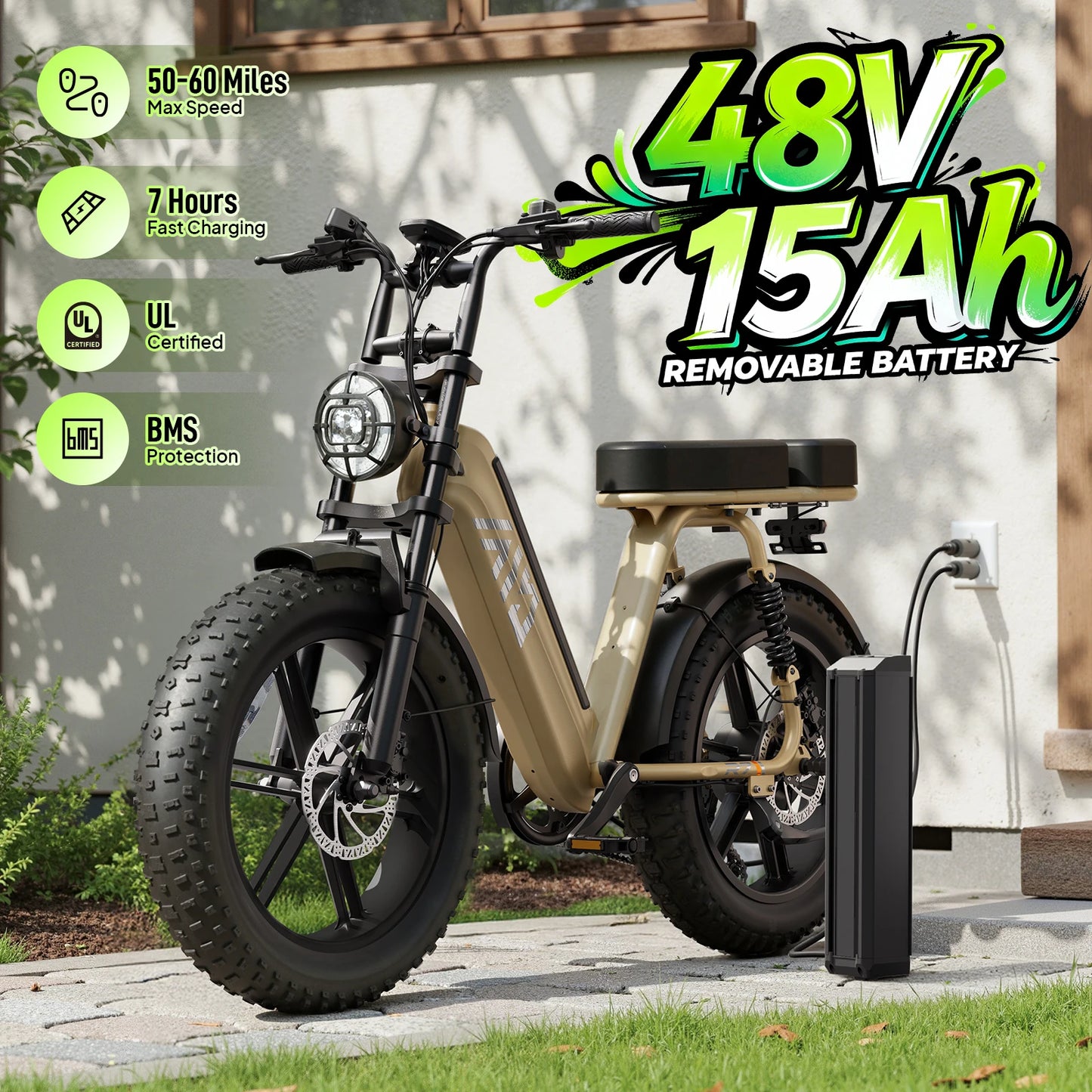 TS TST GRP LLC TST R00C 1500W Electric Bike 60Mile