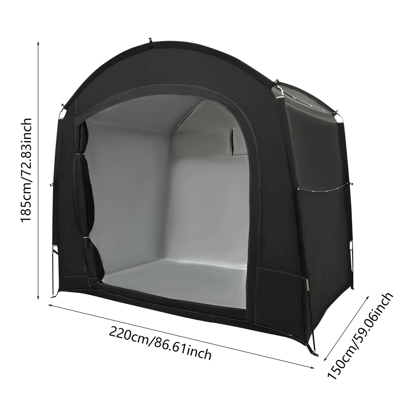Portable Outdoor Bike Tent Shelter And Storage Bag